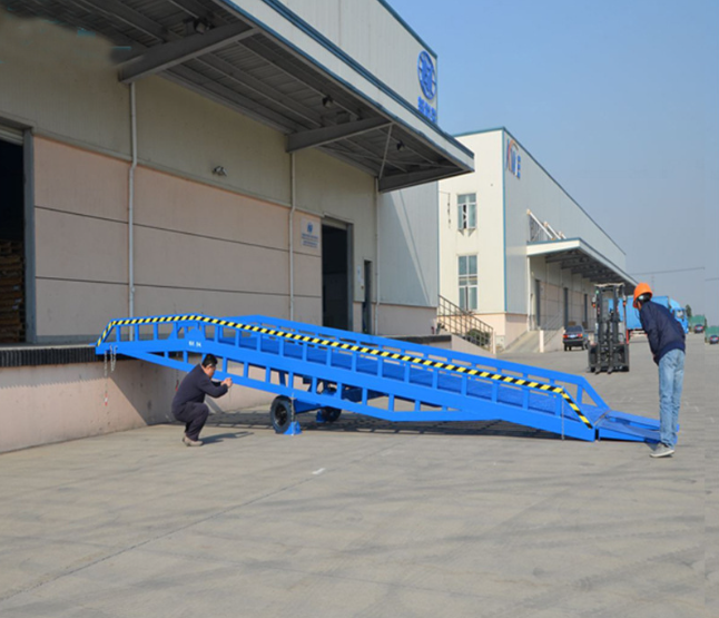 辽源移动式登车桥应用